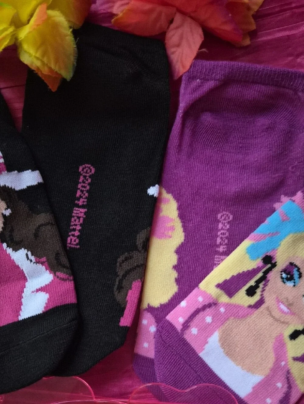 Barbie Girls Character Socks in Pink and Purple